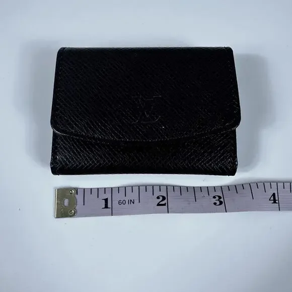 Louis Vuitton Taiga Leather Burgundy Men's Cufflink Case